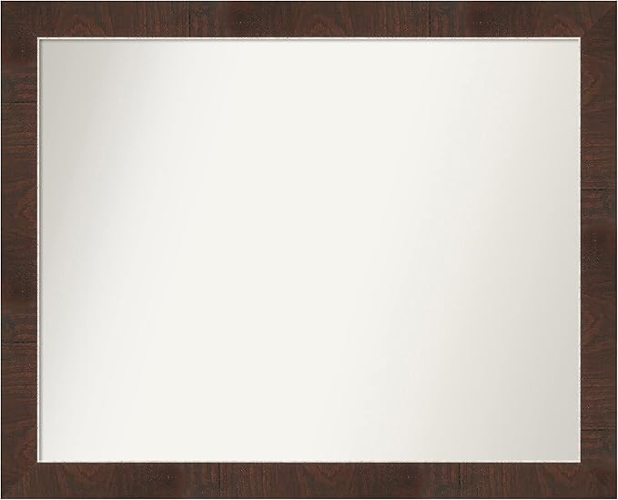 Amanti Art Brown Bathroom Mirror by AmantiArt