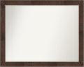 Amanti Art Brown Bathroom Mirror by AmantiArt