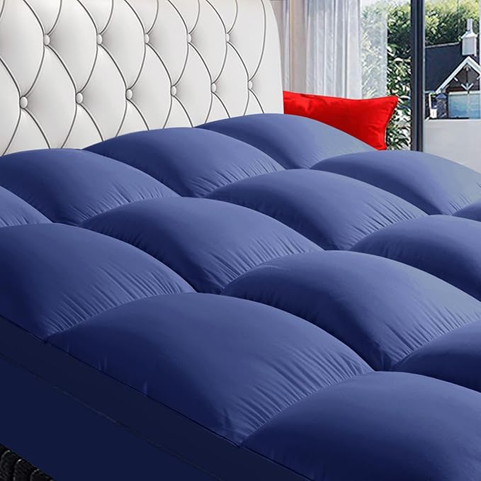 COONP Full Mattress Topper, Extra Thick Pillowtop, Cooling Plush Mattress Pad by COONP