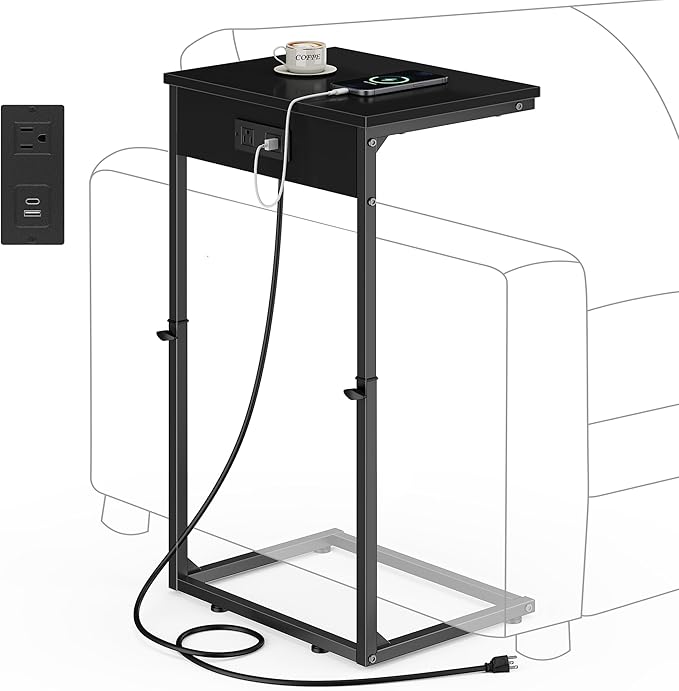 Vagusicc C Shaped End Table - Image 8