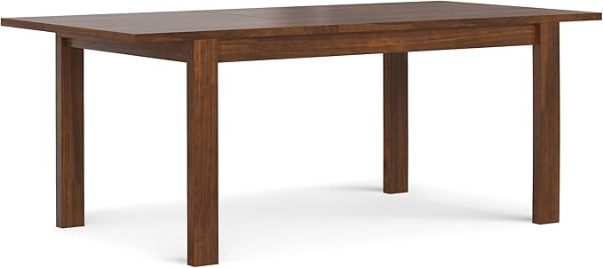 SIMPLIHOME Wilson Extendable Dining Table, Solid Wood Walnut Veneer, 60-76 x 36 - Image 13