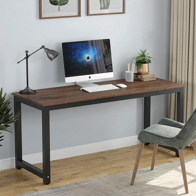 Tribesigns Computer Desk, 63 inch Large Office Desk Computer Table Study - Image 7