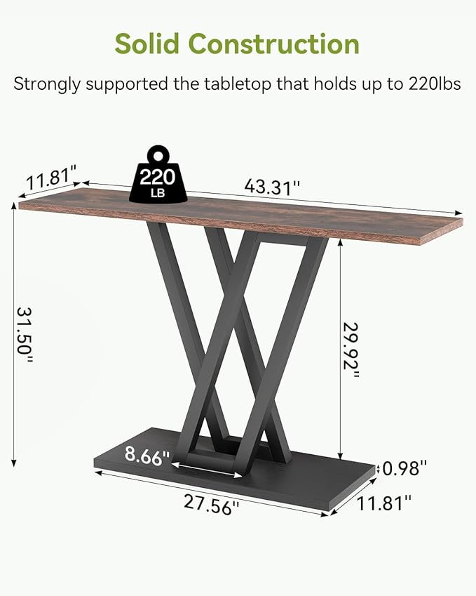 LITTLE TREE Console Table Hallway Table - Image 3