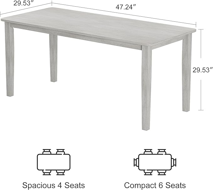 Solid Wood Dining Table, Part of Dining Table Set, Mix and Match Table - Image 2