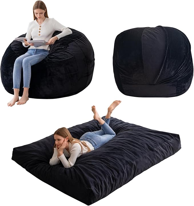 HIGOGOGO Giant Bean Bag Chair Bed by HIGOGOGO