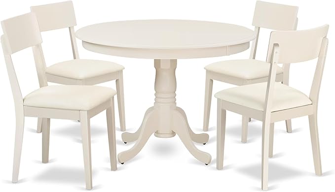 East West Furniture HLAD5-LWH-LC 5 Piece Dinette Set by EastWestFurniture