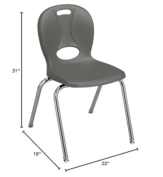 Learniture LNT-118-CSW-GT Learniture Structure Series School Chairs - Image 3
