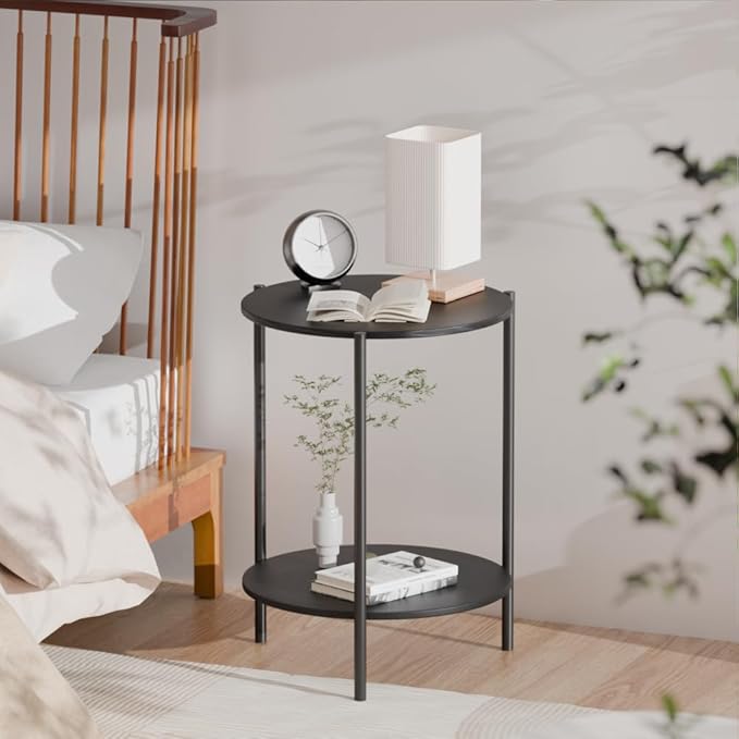 Side Table, Round End Table by MONCOT