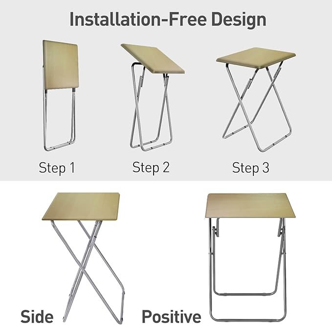 Garden 4 you Tv Trays, Folding Tray Table, Dinner Tray Table - Image 4