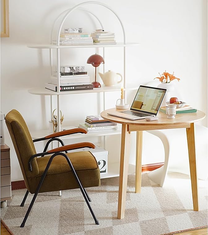 Simplicity Solid Wood Dining Table, Round - Image 5