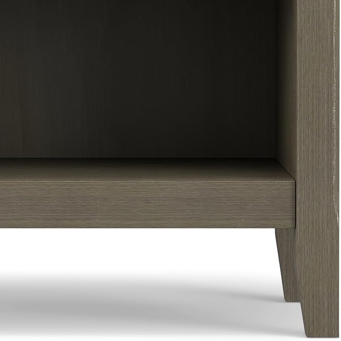 SIMPLIHOME Amherst SOLID WOOD 24 Inch Wide Traditional Bedside Nightstand Table - Image 8