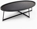 Modern Coffee Table, Oval Wood Coffee Tables Center Table by THRONKENGER