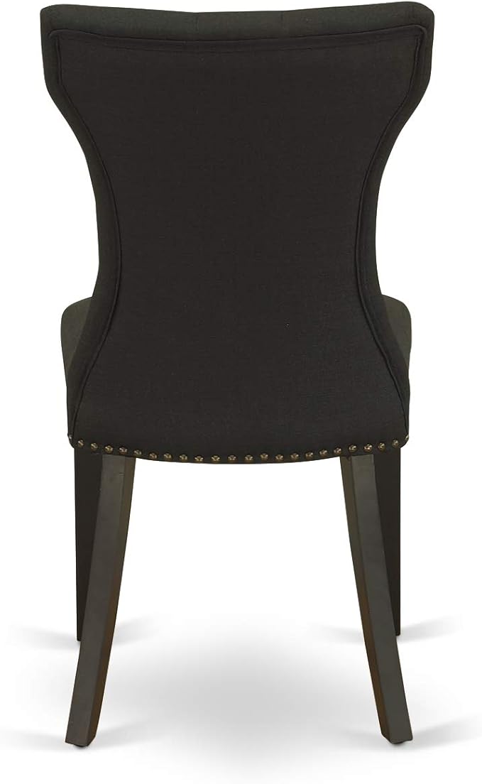 East West Furniture DLGA5-BLK-24 5 Piece Kitchen Table Set - Image 11