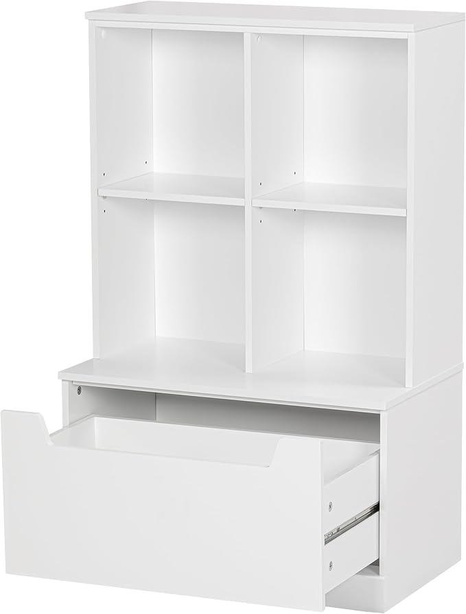 UTEX Kids Bookshelf and Toy Storage Organizer, Toddlers Bookcase - Image 9
