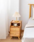 Small Nightstand, Narrow Nightstand, Solid Wood Night Stand, Narrow Side Table by SOBIBO