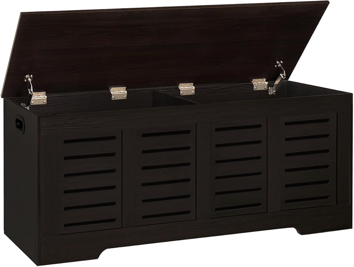 DINZI LVJ Storage Chest, 47.3” Wooden Toy Box by DINZILVJ