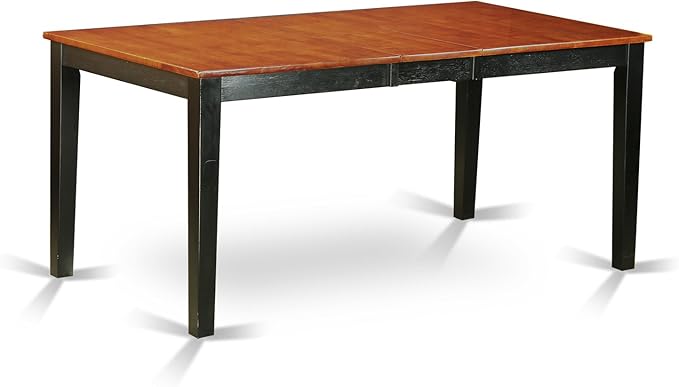 East West Furniture NIQU6-BCH-W 6 Piece Dining Room Table Set Contains a - Image 6