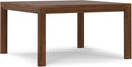 SIMPLIHOME Wilson Square Dining Table, Solid Wood Walnut Veneer, 54-inches by SimpliHome