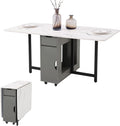 Foldable Space Saving Dining Table Extendable, Folding Dining Table by Unknown