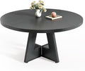 LITTLE TREE Round Dining Table for 4-6, 47 Inches by LITTLETREE