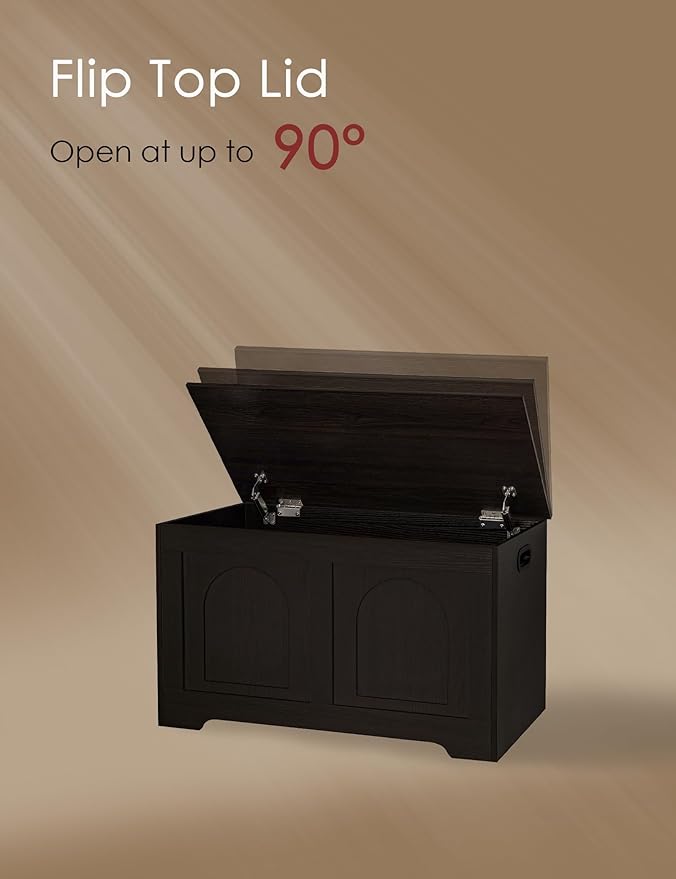 DINZI LVJ Storage Chest, 31.5”Wooden Toy Box - Image 5