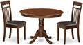 East West Furniture HLCA3-MAH-LC 3 Piece Kitchen Table Set by EastWestFurniture