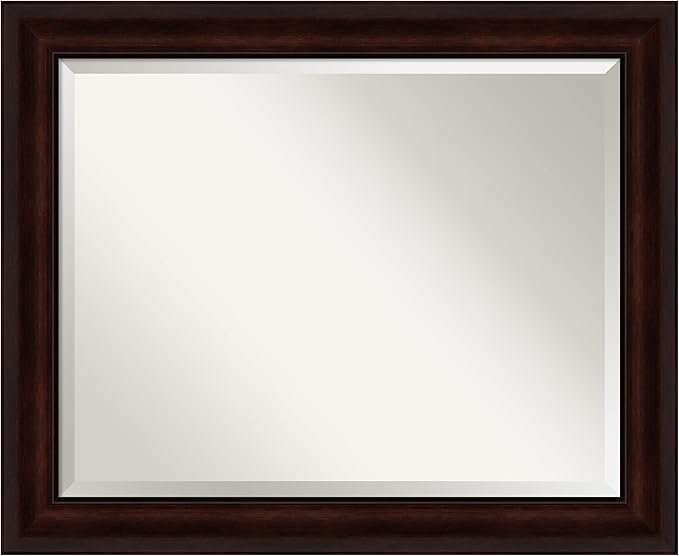 Amanti Art Brown Bathroom Mirror by AmantiArt