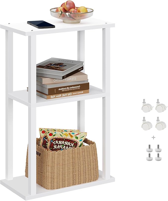 TUTOTAK Small Side Table, Narrow End Table, Bedside Table, Couch Side Table by WelcometotheTUTOTAKHome