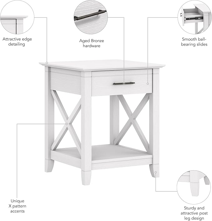 Bush Furniture Key West End Table - Image 8