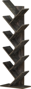 10 Tier Tree Book Shelf, Floor Standing Wood Bookshelf by SHEEPAM