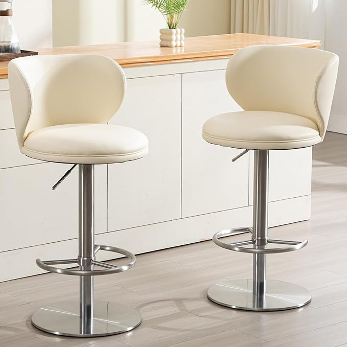 Stainless Steel Bar Stools, Grade Modern Leather Bar Chair - Image 4