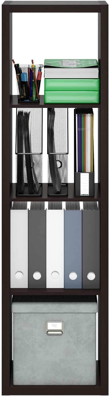 Furinno Cubicle Open Back Decorative Verticle Cube Storage Organizer - Image 7