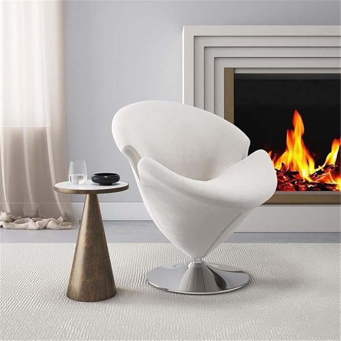 Manhattan Comfort Tulip Swivel Accent Chair - Image 2