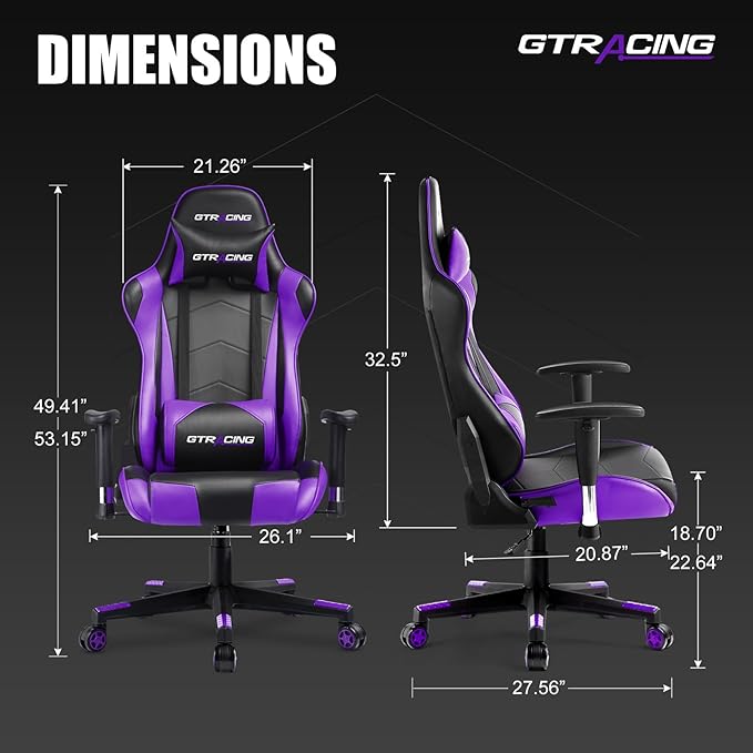 GTRACING Gaming Chair, Ergonomic Office Computer Chair - Image 2