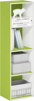 Furinno Luder Bookcase / Book / Storage, 4-Tier Cube by Furinno-FitsYourSpaceFitsYourBudget
