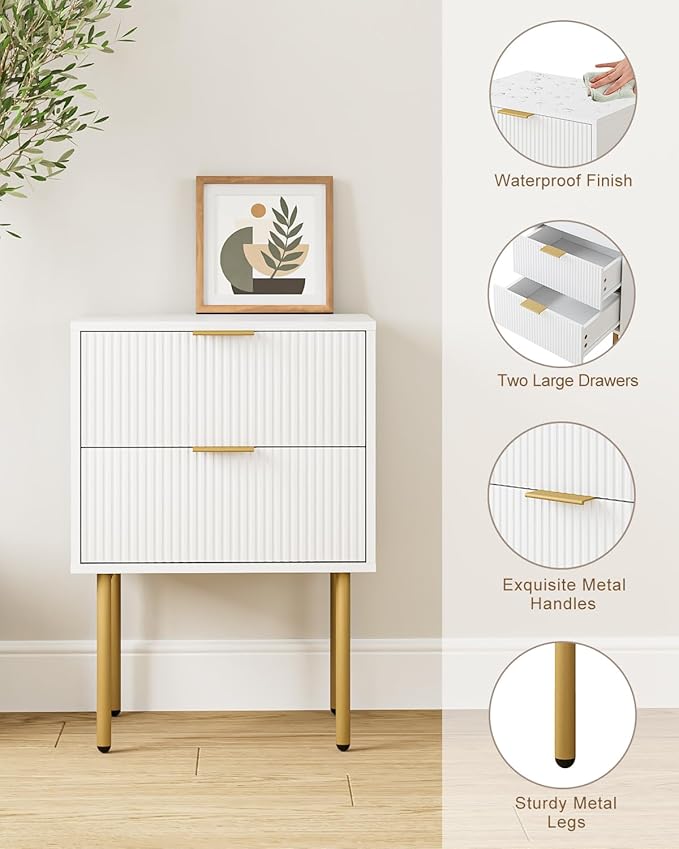 Nightstand, Morden Bedside Table - Image 4