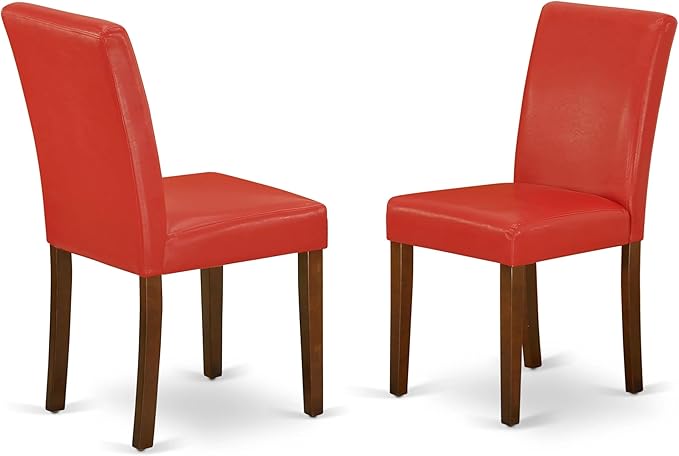 East West Furniture CAAB5-MAH-72 5 Piece Dining Set Includes a Rectangle Dining - Image 5