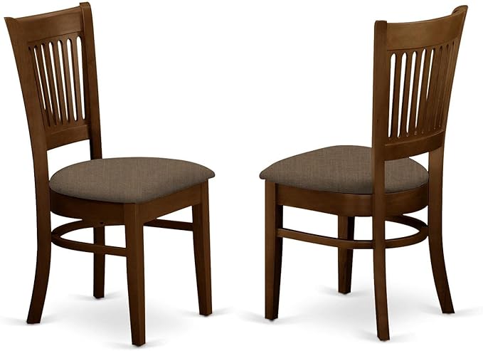 East West Furniture DLVA5-ESP-C 5 Piece Dining Set Includes a Round Dining Room - Image 3