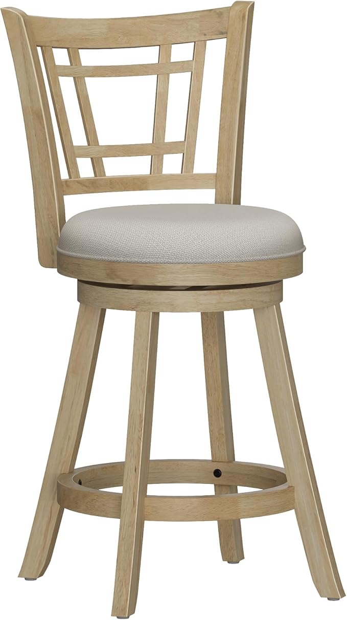 Hillsdale Fairfox 24.5" Wood Swivel Counter Height Stool by HillsdaleFurniture