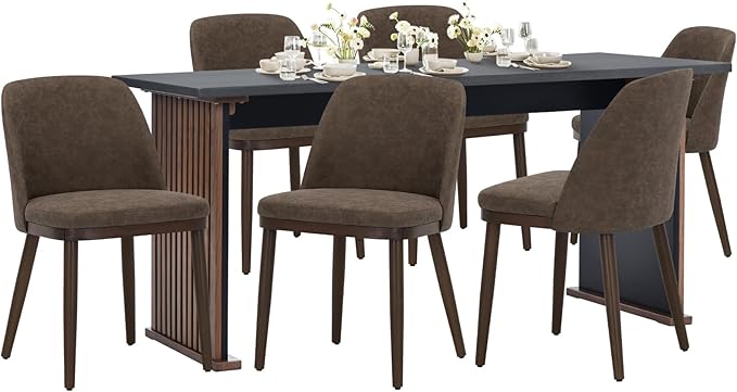 COLAMY 60 Inch Rectangular Kitchen Dining Table by COLAMYINC