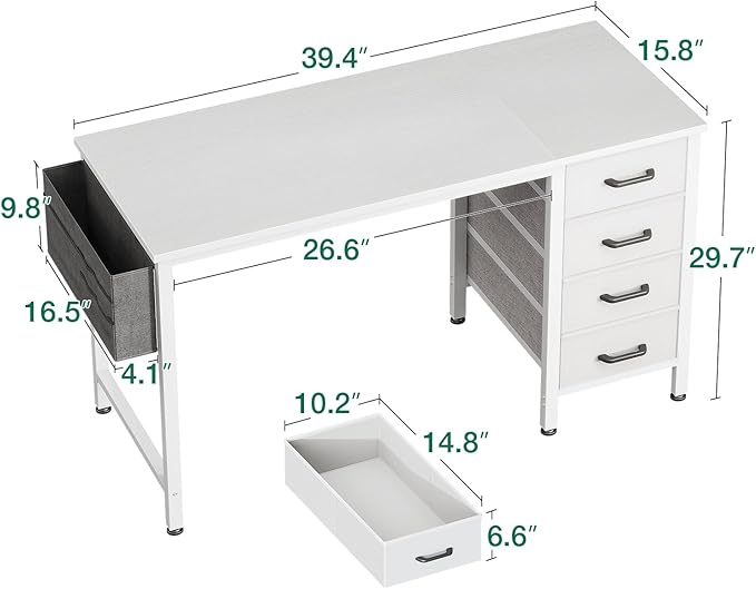 Casaottima 40-Inch Small Computer Desk - Image 3