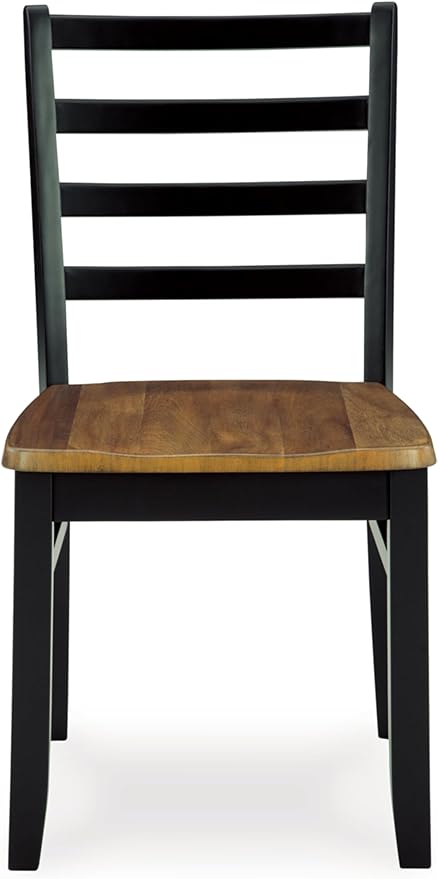 Signature Design by Ashley Blondon Rustic Chevron Dining Table and 6 Chairs - Image 8