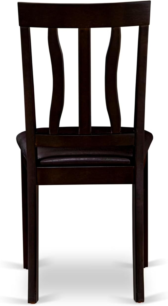 East West Furniture HLAN5-CAP-LC 5 Piece Dining Table Set - Image 11