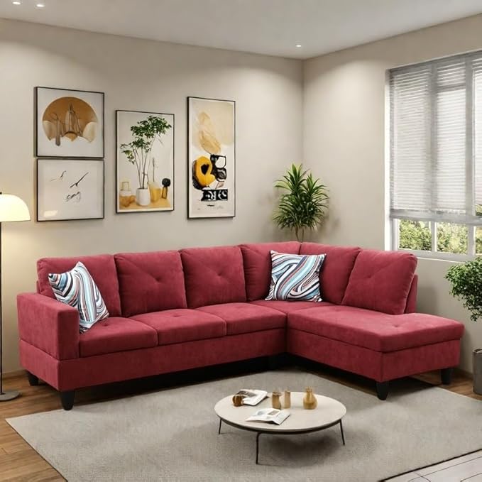 NAYSAYE L Shaped Couch, Modular Sectional Couch - Image 4