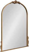 Kate and Laurel Myrcelle Traditional Arched Mirror; 25 x 33; Gold; Decorative by KateandLaurel