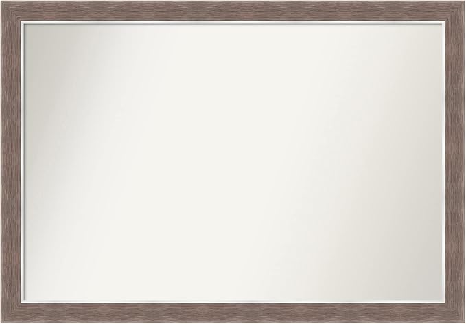 Amanti Art Brown Bathroom Mirror by AmantiArt