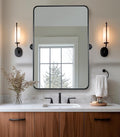 ANDY STAR Pivot Bathroom Mirror, 24 x 36 Inch Black Tilting Mirror by ANDYSTAR