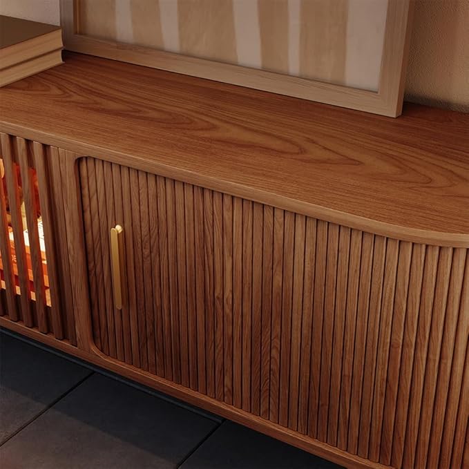 POVISON Sliding Tambour Door TV Stand - Image 6