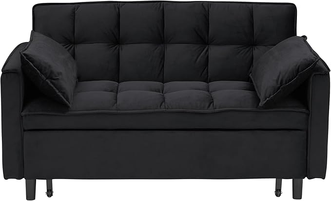 Ball & Cast 55" Convertible Sleeper Sofa Bed, Convertible Pull Out Couch - Image 8