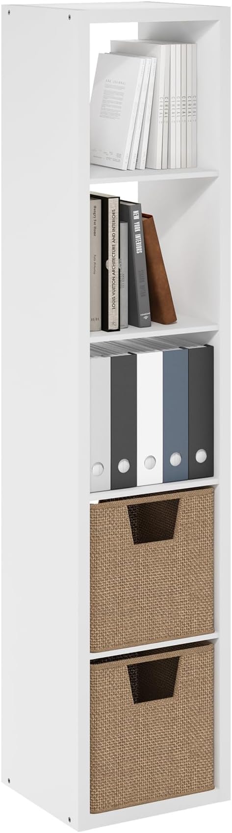 Furinno Cubicle Open Back Decorative Verticle Cube Storage Organizer by Furinno-FitsYourSpaceFitsYourBudget